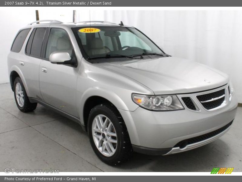 Titanium Silver Metallic / Desert Sand 2007 Saab 9-7X 4.2i