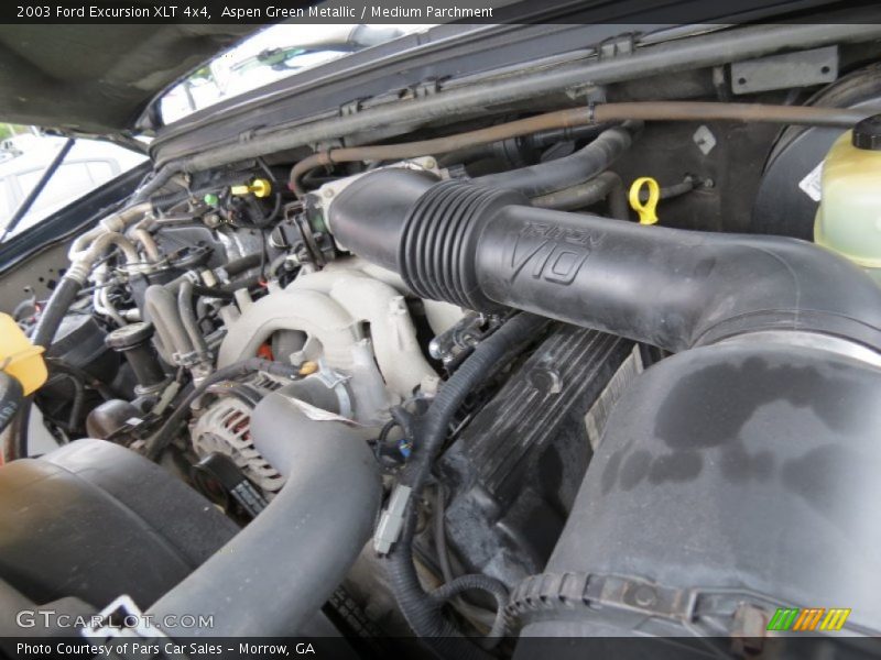 Aspen Green Metallic / Medium Parchment 2003 Ford Excursion XLT 4x4