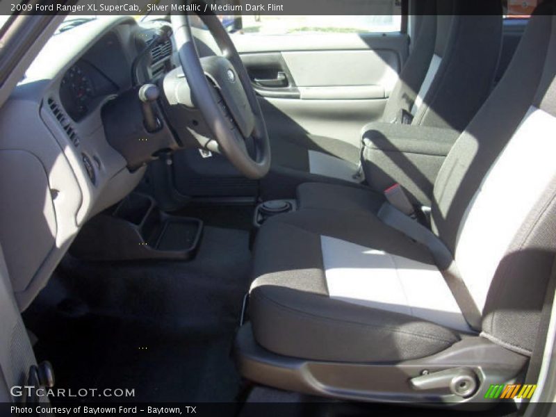 Silver Metallic / Medium Dark Flint 2009 Ford Ranger XL SuperCab