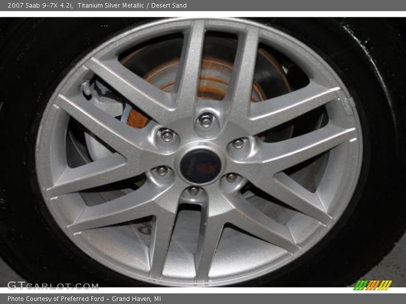 Titanium Silver Metallic / Desert Sand 2007 Saab 9-7X 4.2i