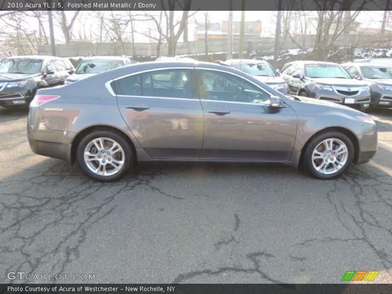 Polished Metal Metallic / Ebony 2010 Acura TL 3.5