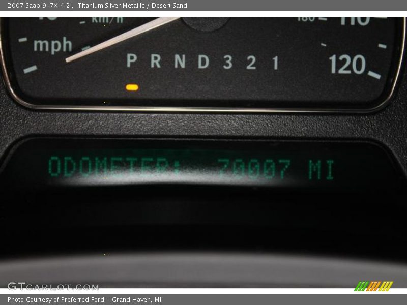 Titanium Silver Metallic / Desert Sand 2007 Saab 9-7X 4.2i