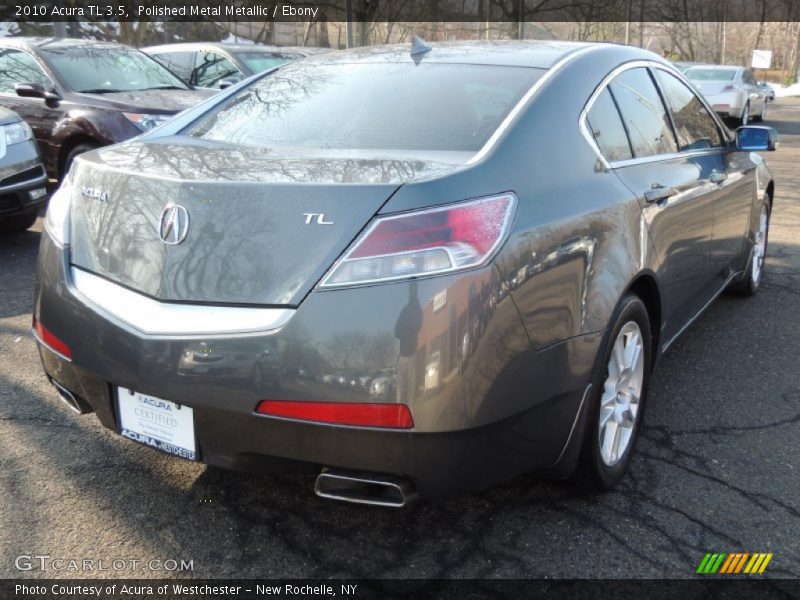 Polished Metal Metallic / Ebony 2010 Acura TL 3.5