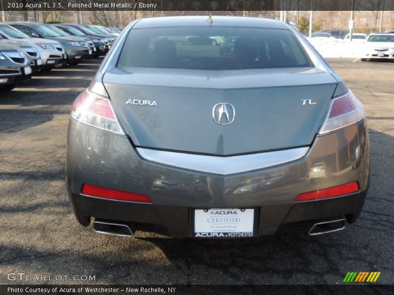 Polished Metal Metallic / Ebony 2010 Acura TL 3.5