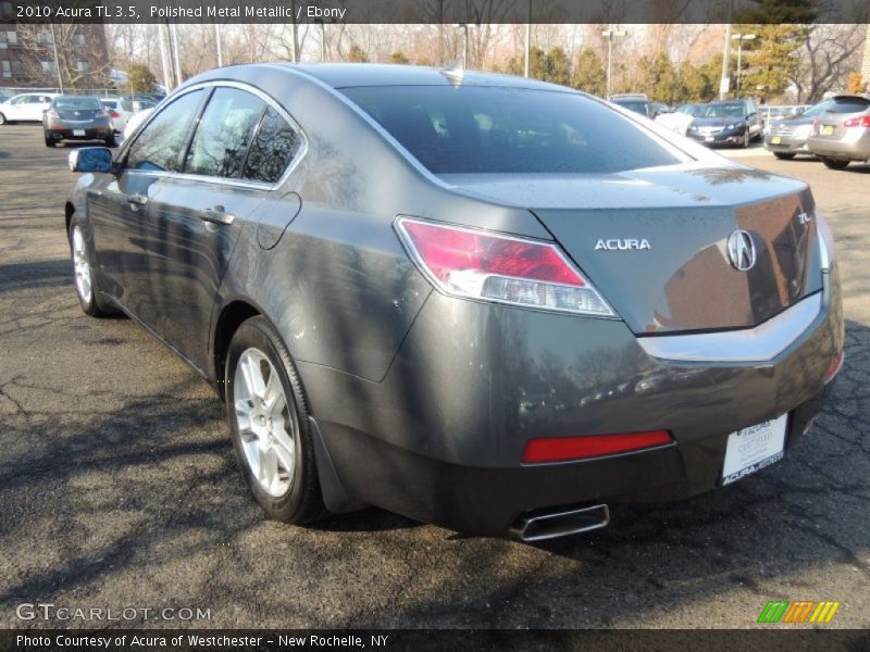 Polished Metal Metallic / Ebony 2010 Acura TL 3.5