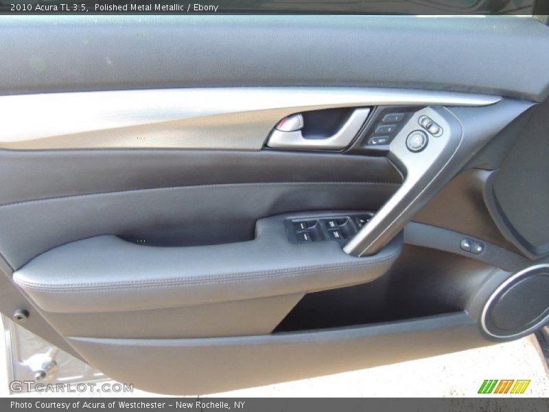 Polished Metal Metallic / Ebony 2010 Acura TL 3.5
