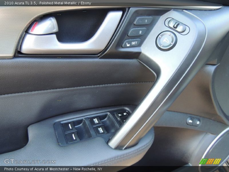 Polished Metal Metallic / Ebony 2010 Acura TL 3.5