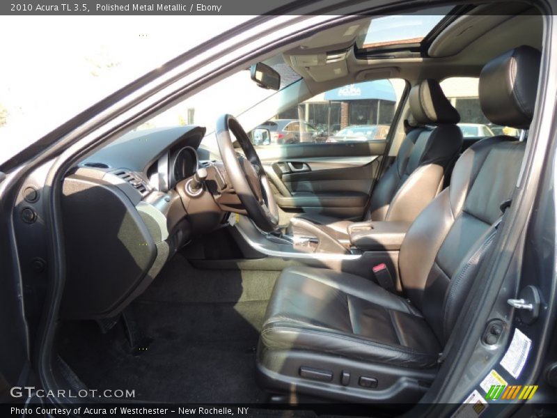 Polished Metal Metallic / Ebony 2010 Acura TL 3.5
