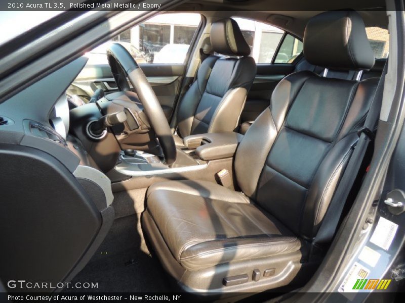 Polished Metal Metallic / Ebony 2010 Acura TL 3.5