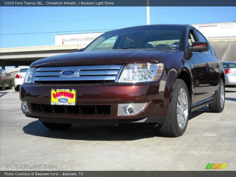 Cinnamon Metallic / Medium Light Stone 2009 Ford Taurus SEL