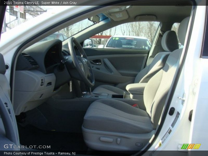 Super White / Ash Gray 2010 Toyota Camry LE