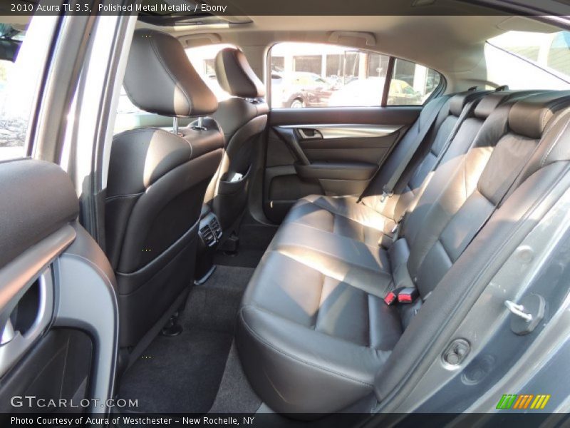 Polished Metal Metallic / Ebony 2010 Acura TL 3.5