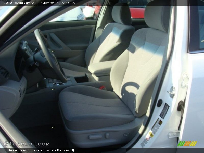 Super White / Ash Gray 2010 Toyota Camry LE