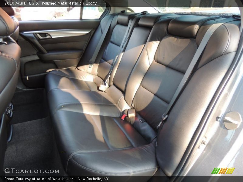 Polished Metal Metallic / Ebony 2010 Acura TL 3.5
