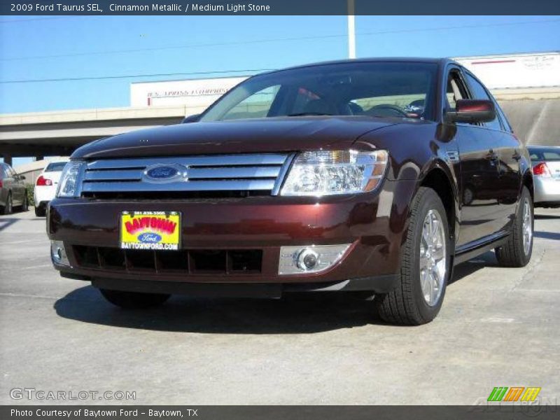 Cinnamon Metallic / Medium Light Stone 2009 Ford Taurus SEL