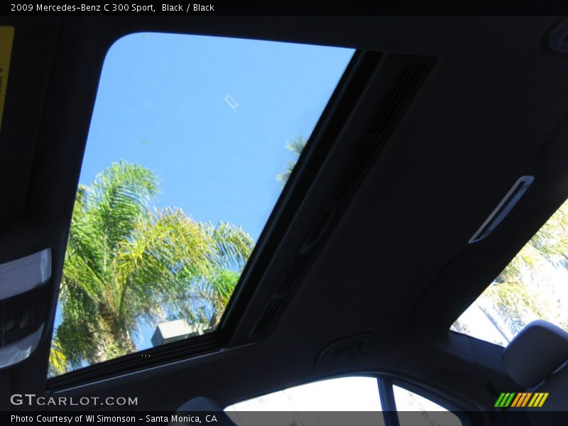 Black / Black 2009 Mercedes-Benz C 300 Sport