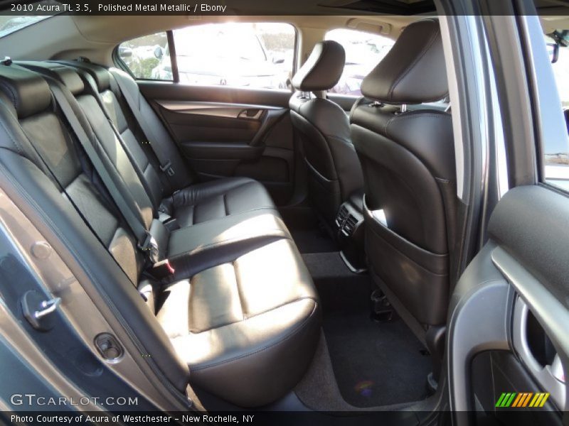 Polished Metal Metallic / Ebony 2010 Acura TL 3.5
