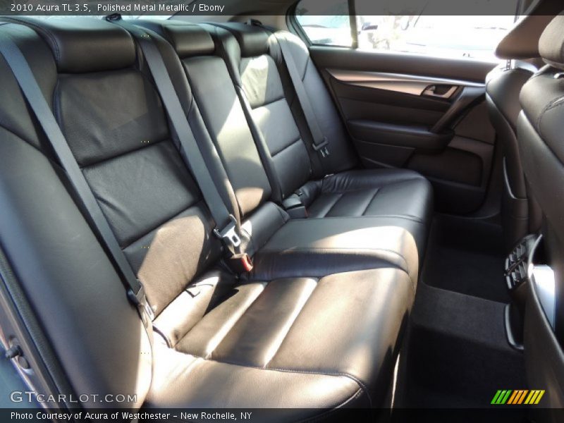Polished Metal Metallic / Ebony 2010 Acura TL 3.5