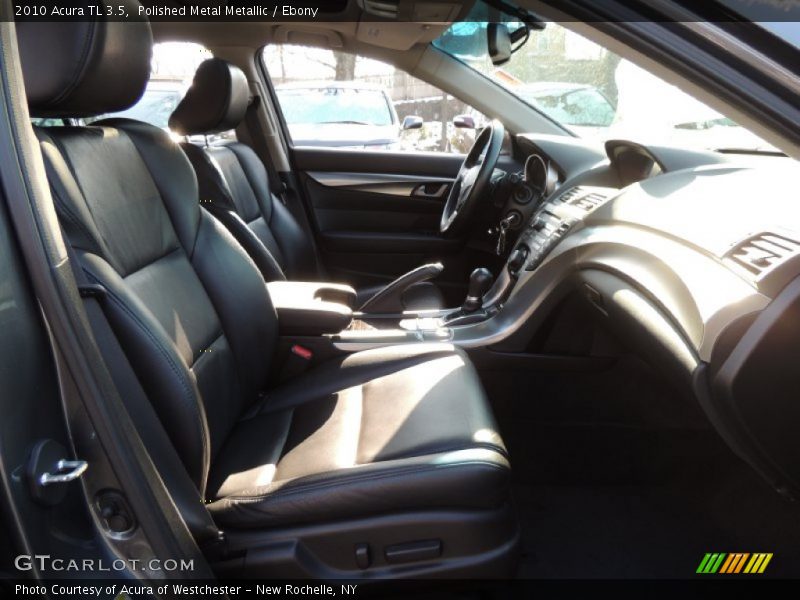 Polished Metal Metallic / Ebony 2010 Acura TL 3.5