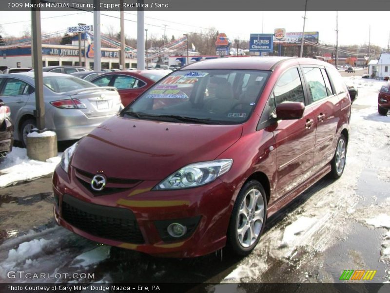 Copper Red Mica / Sand 2009 Mazda MAZDA5 Touring