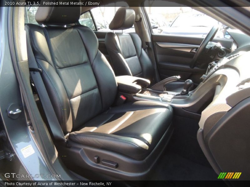 Polished Metal Metallic / Ebony 2010 Acura TL 3.5