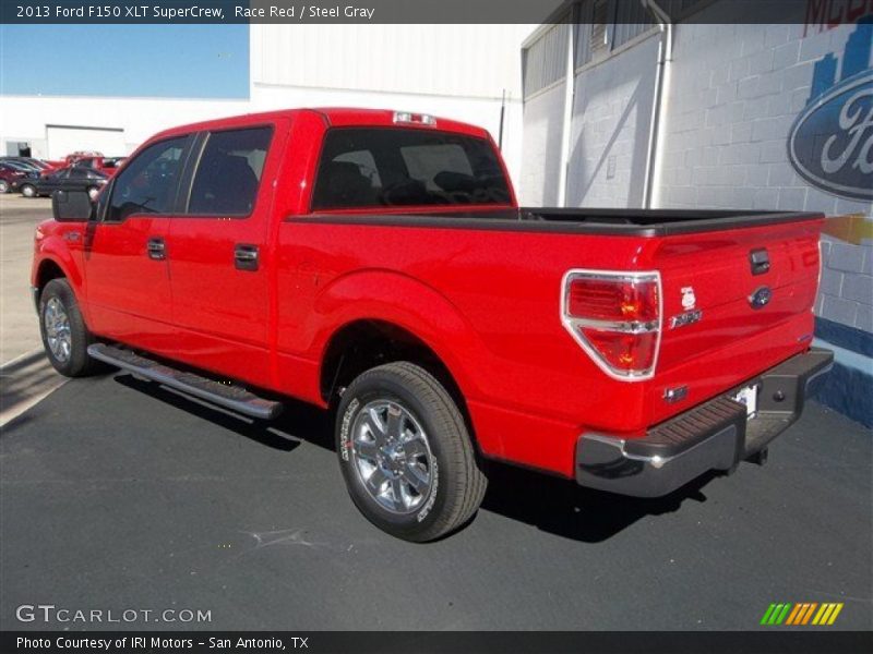 Race Red / Steel Gray 2013 Ford F150 XLT SuperCrew