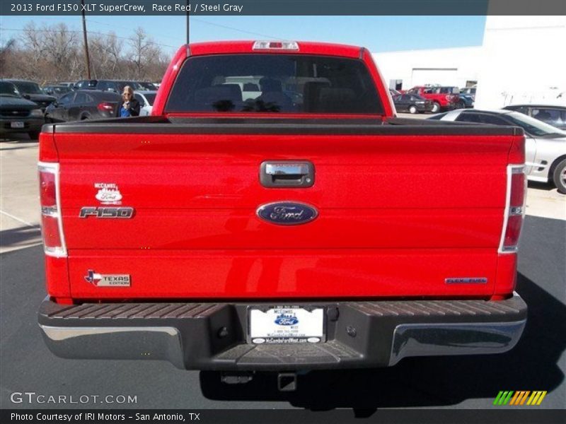 Race Red / Steel Gray 2013 Ford F150 XLT SuperCrew