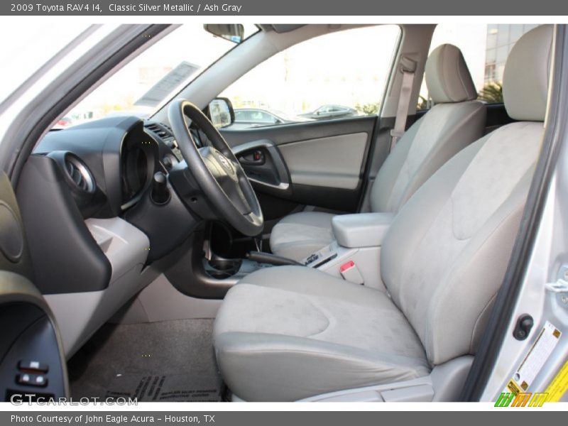 Front Seat of 2009 RAV4 I4