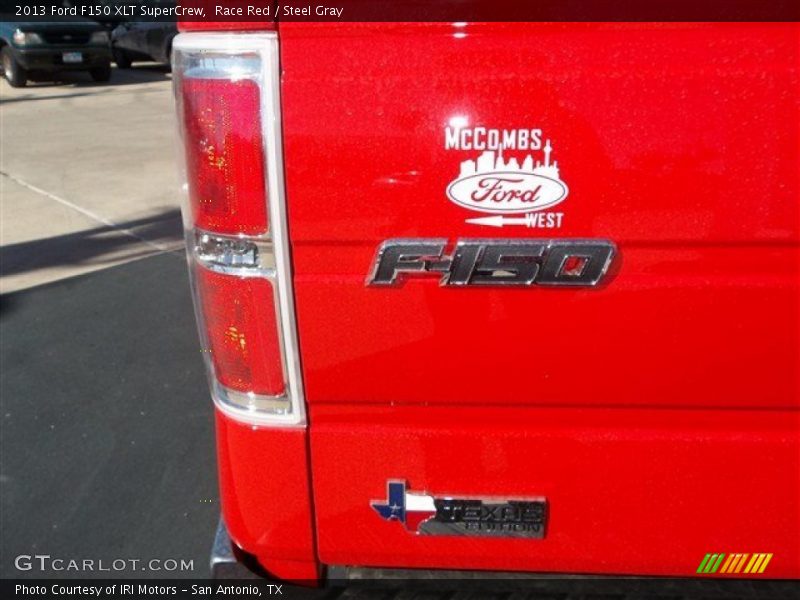 Race Red / Steel Gray 2013 Ford F150 XLT SuperCrew