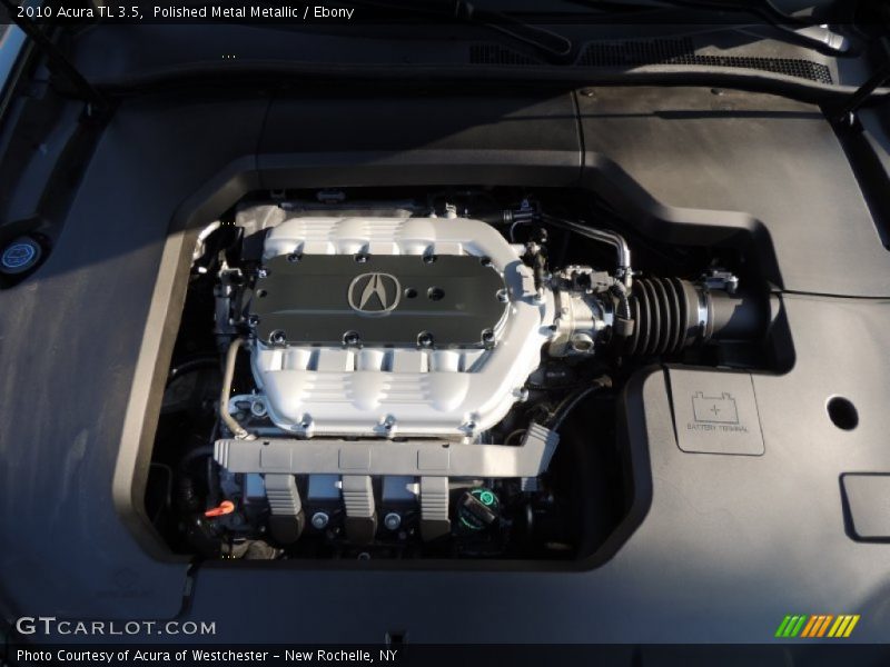 Polished Metal Metallic / Ebony 2010 Acura TL 3.5