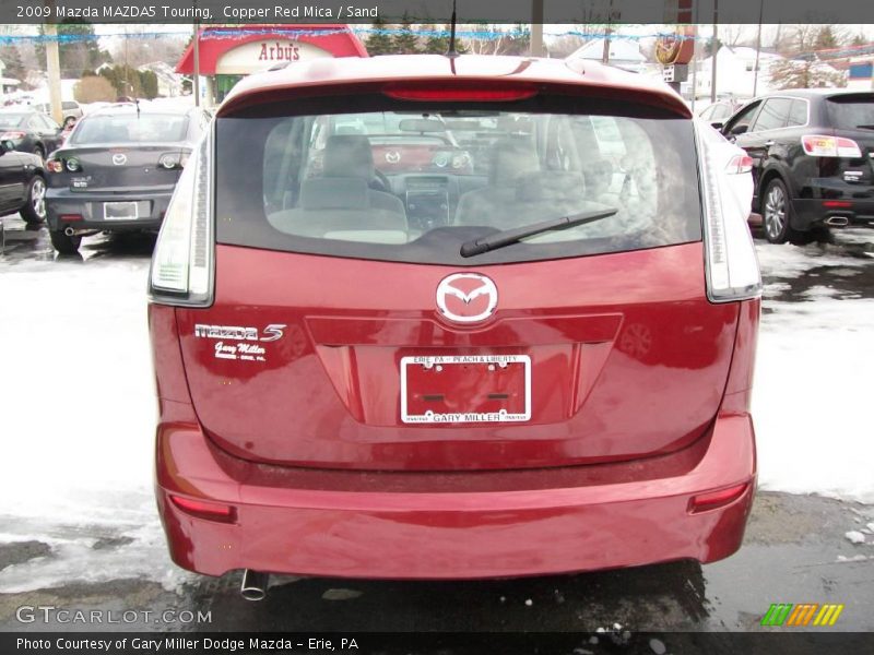 Copper Red Mica / Sand 2009 Mazda MAZDA5 Touring