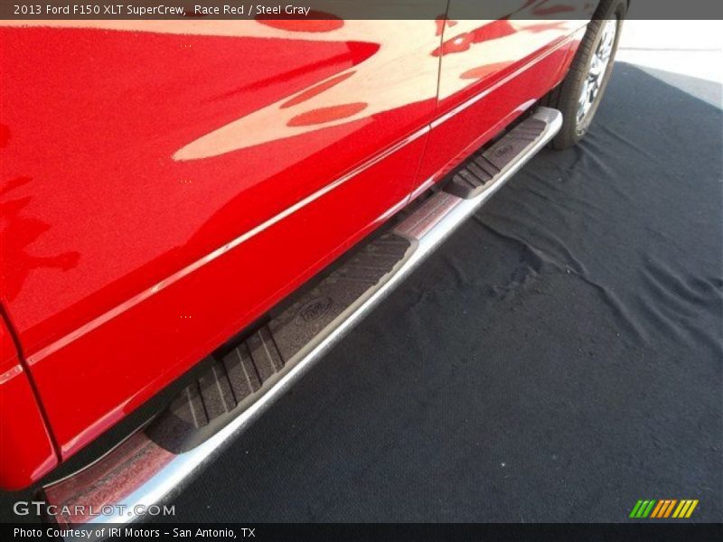 Race Red / Steel Gray 2013 Ford F150 XLT SuperCrew