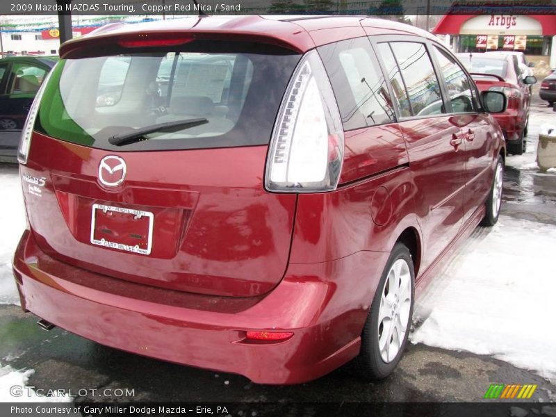Copper Red Mica / Sand 2009 Mazda MAZDA5 Touring