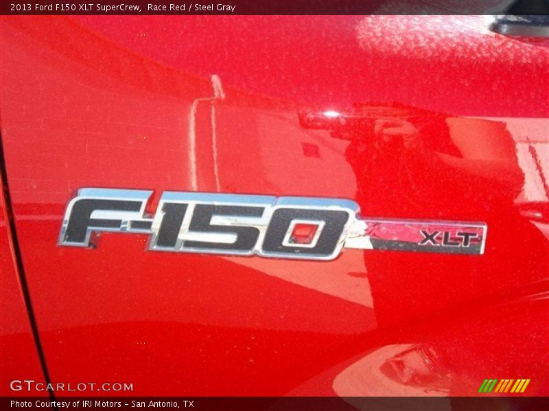 Race Red / Steel Gray 2013 Ford F150 XLT SuperCrew