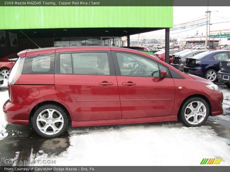 Copper Red Mica / Sand 2009 Mazda MAZDA5 Touring