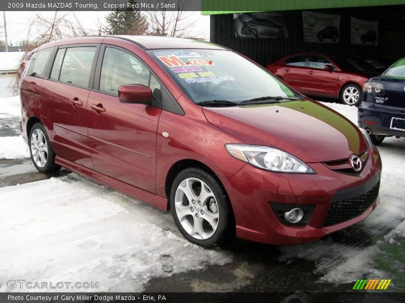 Copper Red Mica / Sand 2009 Mazda MAZDA5 Touring