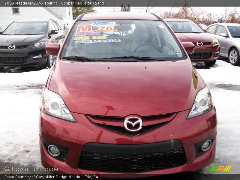 Copper Red Mica / Sand 2009 Mazda MAZDA5 Touring