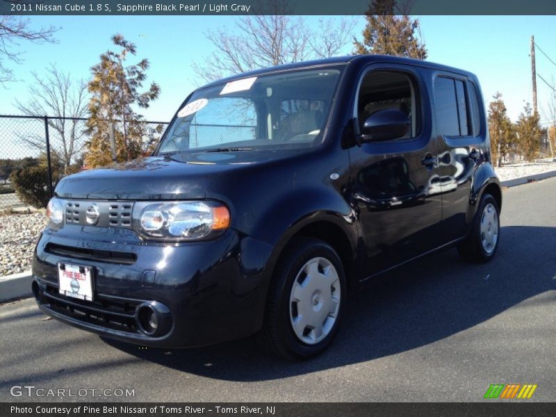Sapphire Black Pearl / Light Gray 2011 Nissan Cube 1.8 S