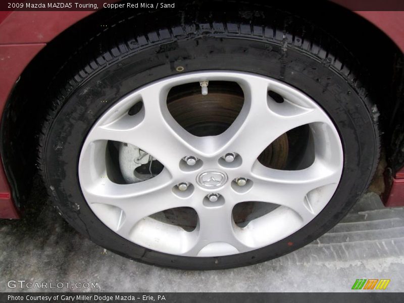 Copper Red Mica / Sand 2009 Mazda MAZDA5 Touring