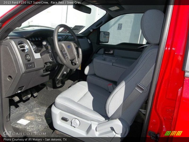 Race Red / Steel Gray 2013 Ford F150 XLT SuperCrew
