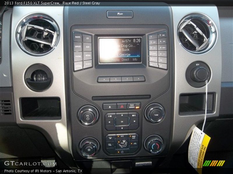 Race Red / Steel Gray 2013 Ford F150 XLT SuperCrew