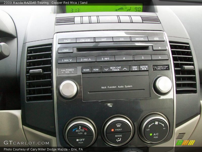 Copper Red Mica / Sand 2009 Mazda MAZDA5 Touring