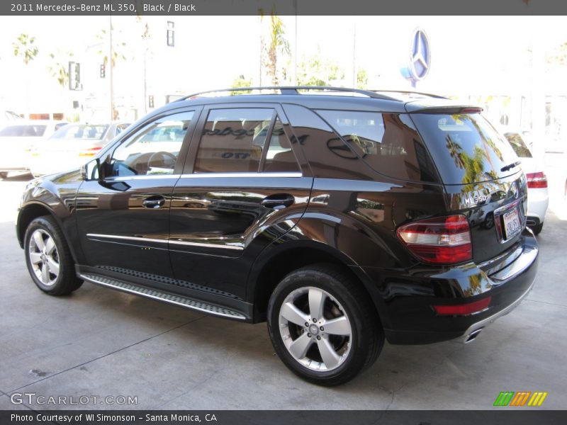 Black / Black 2011 Mercedes-Benz ML 350