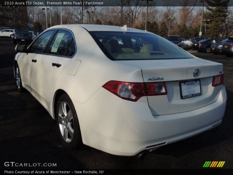 Premium White Pearl / Parchment 2010 Acura TSX Sedan