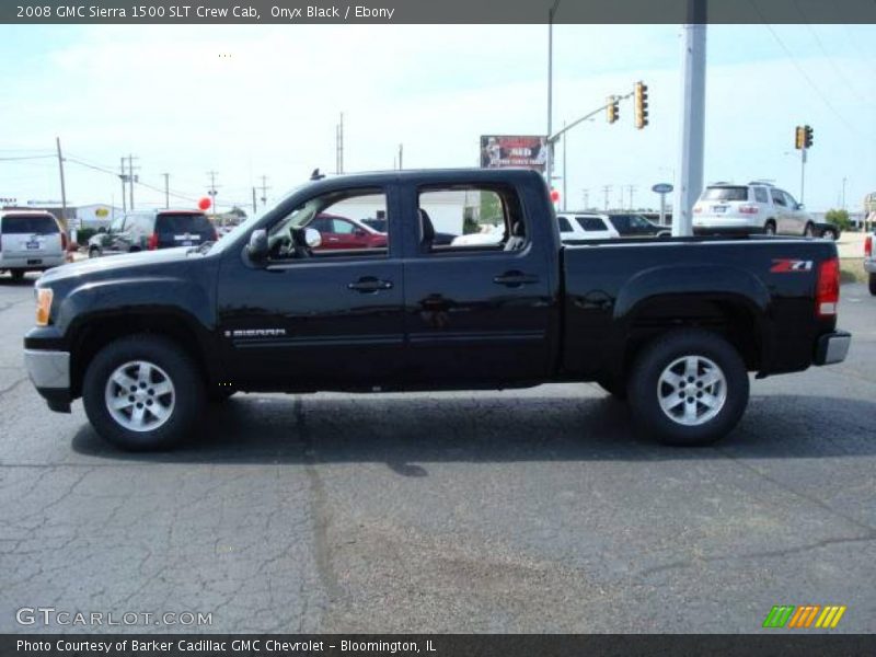 Onyx Black / Ebony 2008 GMC Sierra 1500 SLT Crew Cab