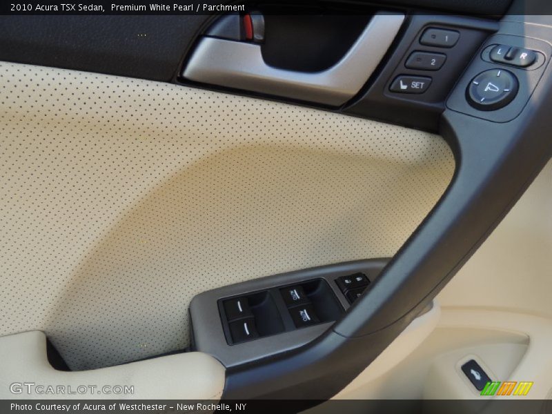 Premium White Pearl / Parchment 2010 Acura TSX Sedan