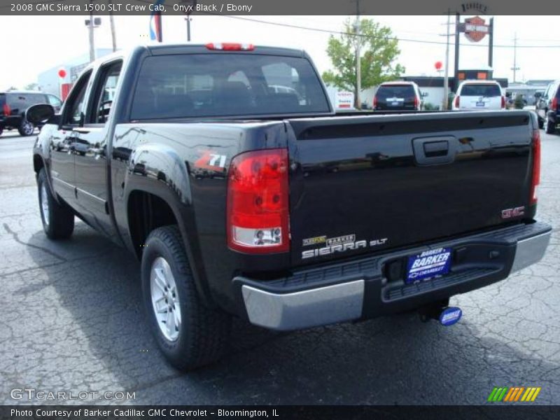 Onyx Black / Ebony 2008 GMC Sierra 1500 SLT Crew Cab