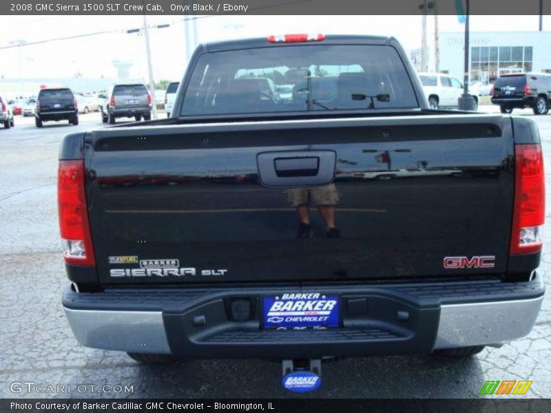 Onyx Black / Ebony 2008 GMC Sierra 1500 SLT Crew Cab