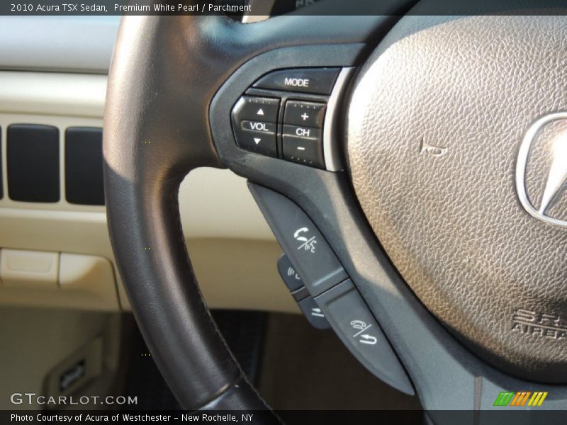 Premium White Pearl / Parchment 2010 Acura TSX Sedan