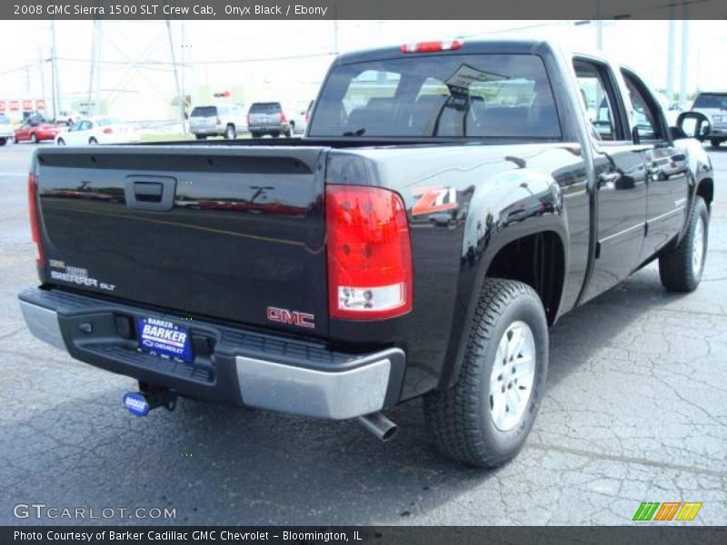 Onyx Black / Ebony 2008 GMC Sierra 1500 SLT Crew Cab